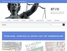 Tablet Screenshot of btvo.nl